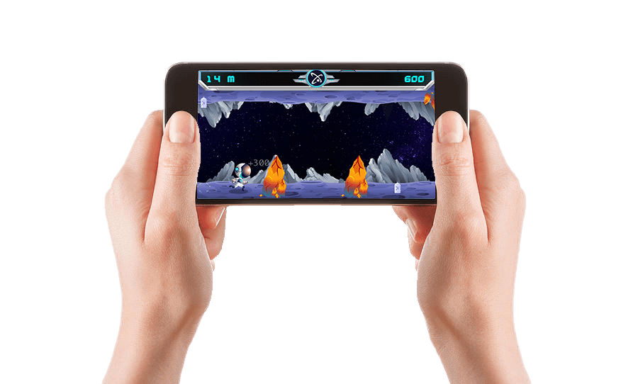 mobile game landscape view