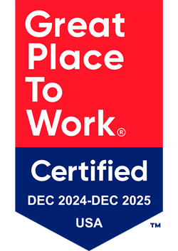 great place to work certified badge